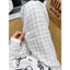 Pyjama Quần Nữ Mùa Hè 2025 Kẻ Sọc Xanh