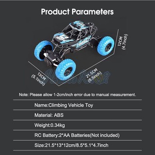 SUBOGDG Xe RC 20KM/H Xe điều khiển từ xa 2.4GHz Xe tải quái vật Buggy Đồ chơi địa hình-Đồ chơi điều khiển từ xa xe