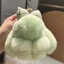 Móc khóa lông thỏ ZENZON, Móc khóa thỏ lông tơ dễ thương, Túi thời trang Charm Móc khóa hợp kim Vòng chìa khóa thỏ sang trọng Móc chìa khóa ô tô