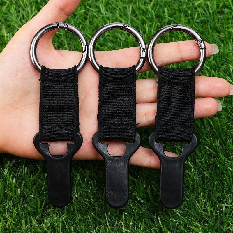 Kẹp Mũ Cắm Trại Di Động - Giá Đỡ Nắp Chống Trượt Bền Bỉ Cho Túi Ngoài Trời