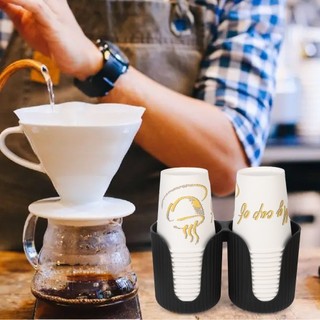 Giá để đồ cốc dùng một lần Thiết thực tinh tế Giá đỡ cốc đôi bằng nhựa Hộp đựng cốc trưng bày đứng tổ chức Đồ dùng nhà bếp 1 cái đa năng nhỏ gọn đơn giản chắc chắn phù hợp dùng cho gia đình căn hộ văn phòng và không gian nhỏ