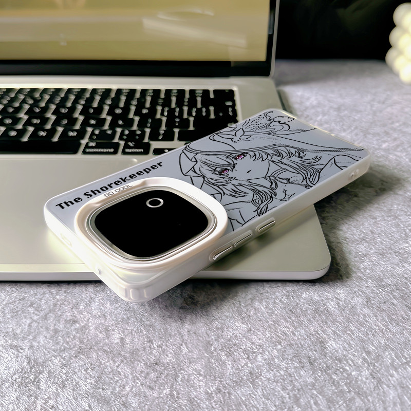 Dành Cho iQOO 15 13 12 Pro Z10 Turbo Z9 Z9X Neo 11 Neo 10 Pro Neo 9 "Sóng Gió" WUWA The Shorekeeper Micro Matte Frosted Phone Case cho iQOO Z9 Turbo Z8 Vỏ iQOO Chống Sốc