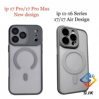 Ốp Điện Thoại Từ Tính Mờ 17 Series Mới Cho IPhone 17 Pro Max 11 12 13 14 15 16 Pro Max 17 Air 14 / 15 / 16Plus Vỏ Trong Suốt Chống Sốc