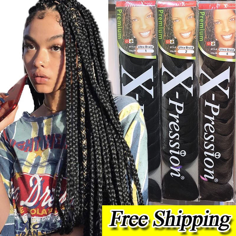 Xpression 165g Tóc bím tóc Châu Phi ❈ ❈ Xpression 165g Tóc bện Châu Phi ❈ ❈ 710