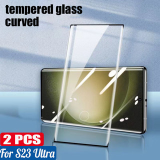 S23 Ultra 2 Chiếc Kính Cường Lực Bảo Vệ Màn Hình Cho Samsung Galaxy S24 S23 S22 Ultra Plus FE 5G 9D Kính Bảo Vệ Phim