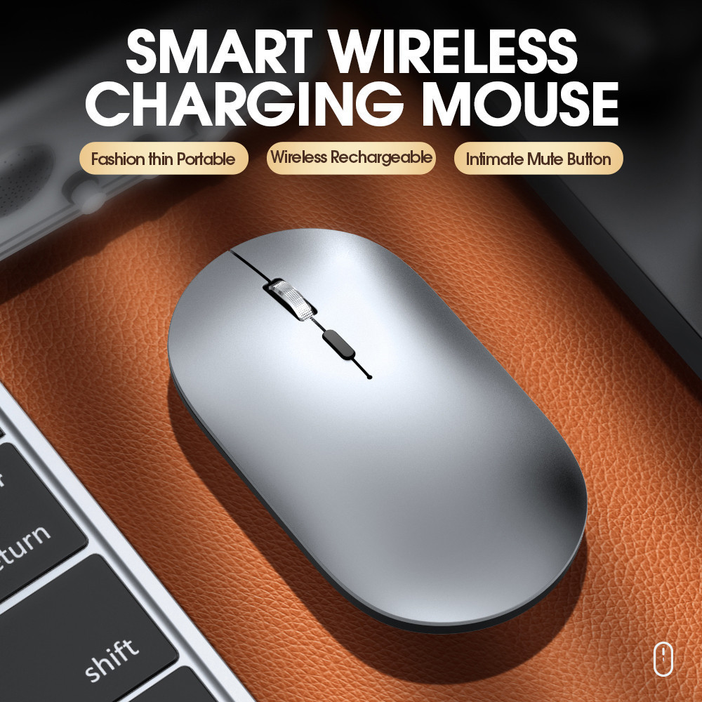 Chuột bluetooth 5.0 X2 cho điện thoại máy tính bảng laptop bằng hợp kim tích hợp sạc tốc độ cao