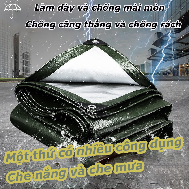【Giá cực thấp】Bạt Che Nắng Che Mưa，Bạt che mưa，Bạt nhựa dày，Hiệu suất chống thấm nước và cách nhiệt cực cao
