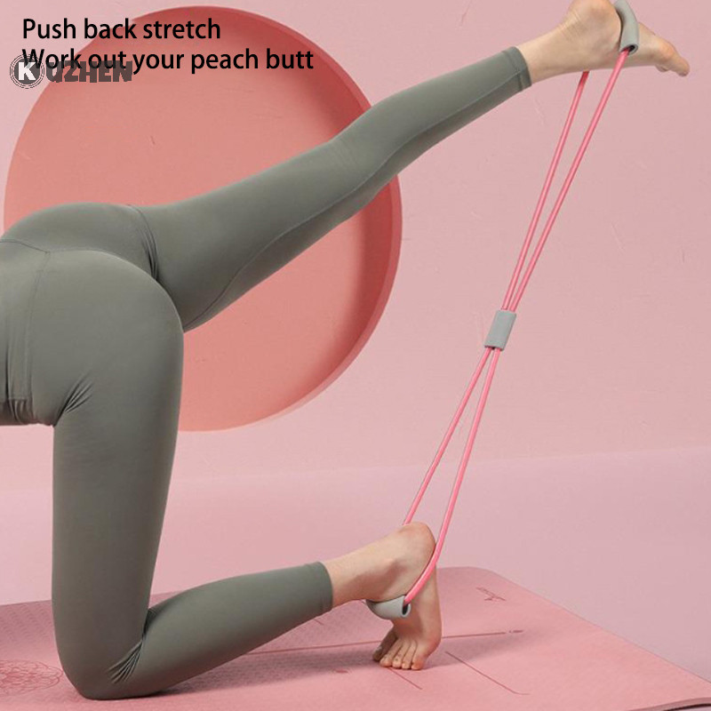 Kuzhen Dây kháng lực có bọt thể thao tại nhà Phụ kiện tập thể dục Yoga Dây kéo cao su Huấn luyện và tập thể dục Thiết bị tập thể dục dành cho nữ HOT