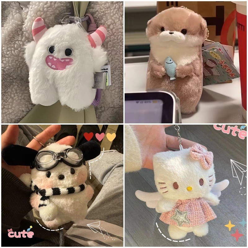 Móc Khóa Halloween Túi Chó Dễ Thương Sang Trọng Quà Tặng Sinh Nhật