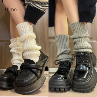 Luimo Lolita Chân Ấm Nữ Tất Dài Len Dệt Kim Chân Bao Tay Ấm Hơn Thu Đông Móc Heap Tất Boot còng Vớ SBS