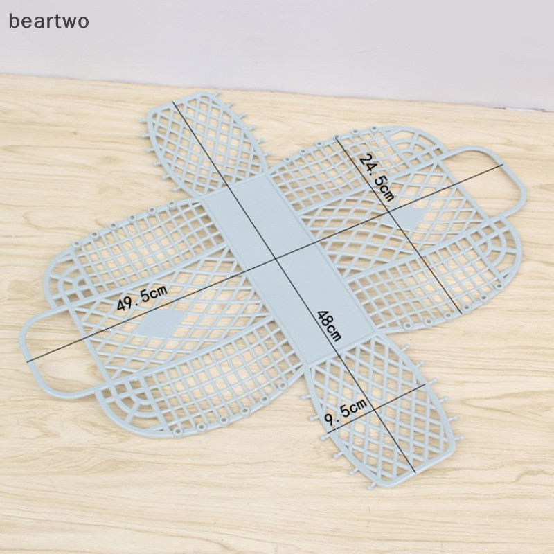 < Beartwo > Giỏ tắm có thể tháo rời Giỏ tắm bằng nhựa Phòng tắm Giỏ đựng đồ giặt rỗng Đẹp