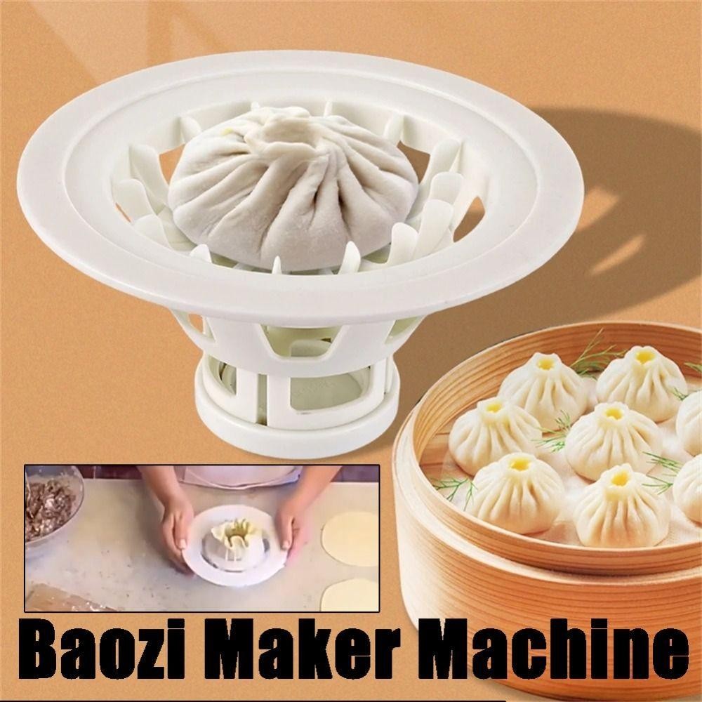 Khuôn Làm JiKK Baozi, Khuôn Bánh Bao Tự Chế ABS, Máy Làm Bao Buns Loại Hoa DIY