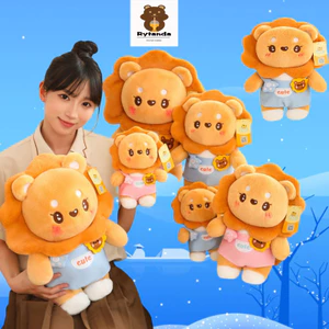 Rytanda Sư Tử Sang Trọng Đồ Chơi Gấu Bông Mô Phỏng Dễ Thương Gối Sư Tử Sáng Tạo Quà Tặng Sinh Nhật Cho Trẻ Em, Quà Tặng Bạn Gái, Trang Trí Phòng Ngủ Gia Đình