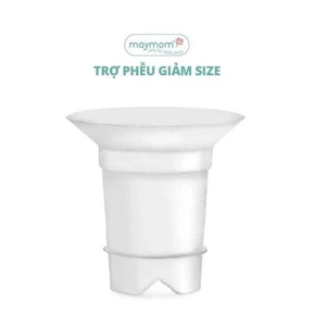 Đệm giảm/hạ size phễu máy hút sữa, cup hút sữa rảnh tay Maymom tương thích với Spectra, Medala và các máy phễu cổ dài