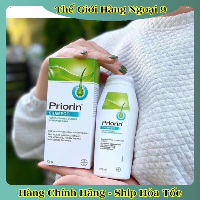 Dầu gội Priorin giúp mọc tóc dành cho tóc rụng yếu và mỏng - Nội địa Đức Đủ Bill