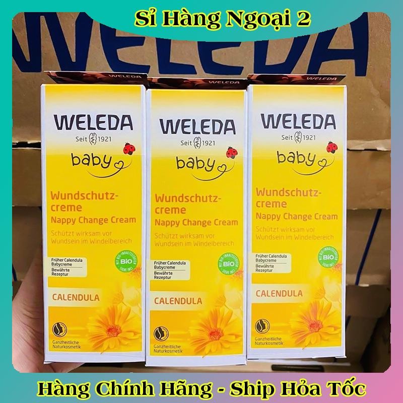 Kem chống hăm, kem dưỡng da Weleda Đức hữu cơ CAO CẤP (chuẩn Đức) Organic BIO -Nội địa Đức Đủ Bill