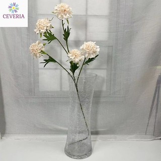 Cành hoa Hạ đông trung tú cầu 6 bông kèm lá cao 60 cm trang trí siêu đẹp