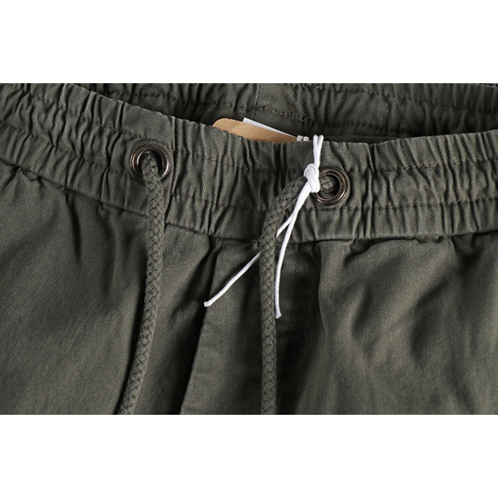 Quần jogger phong cách Retro co giãn