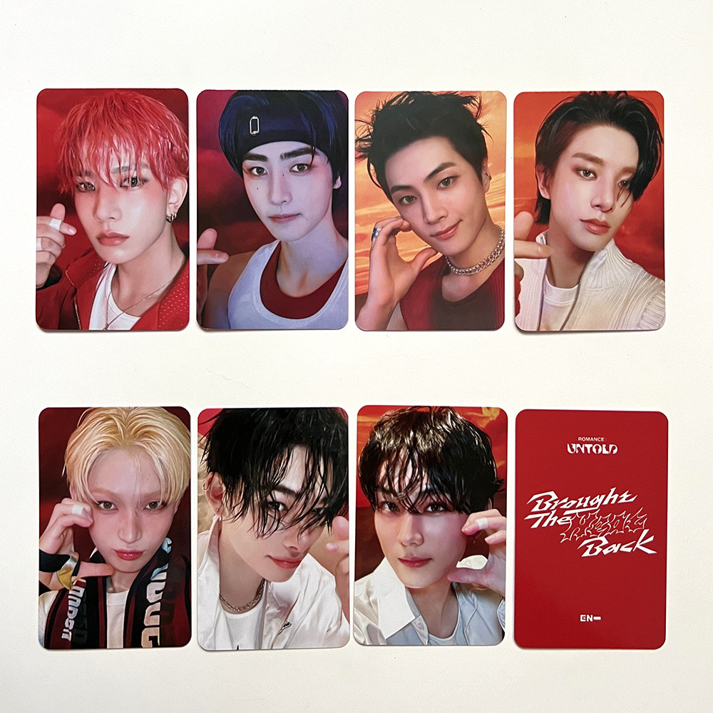 5-7 chiếc EN WORLD TOUR FATE PLUS IN Mang theo nhiệt Lomo Card ROMANCE Album không chứa Album Photocards HEESEUNG JAKE JAY JUNGWON NI-KI SUNGHOO Kpop Bưu thiếp YM