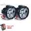 1 Đèn Pha LED Xe Máy Trắng Siêu Sáng 6 Đèn LED Làm Việc [Mới]