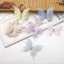 LAKAM 20 Chiếc Bướm Voan, Dreamy Organza Vải Bướm Táo, Handmade 5CM Màu Gradient Mờ DIY May Thủ Công Trang Trí Vật Liệu Thiết Kế May Mặc