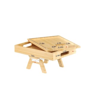 Trang Trí Nhà Cửa Sofa Tay Khay Hai Lớp Có Hộp Bảo Quản Có Thể Điều Chỉnh Chiều Rộng Sofa Tay Khay Bàn Với Đường Sắt Trượt