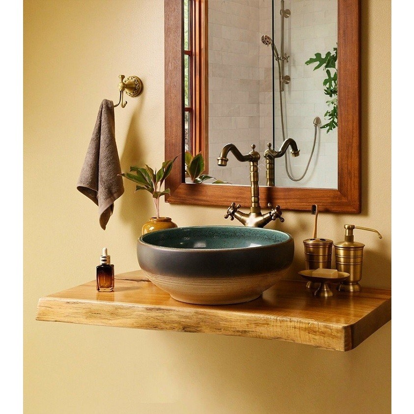 Kệ lavabo GỖ ME, Kệ lavabo MỸ THUẬT PK031 - Kiểu dáng đa dạng - Gỗ đã ...
