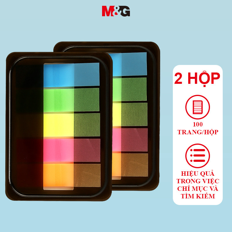 M&G Dính Note 5 Màu 200 Tờ Chống Thấm Nước Chỉ Số Miếng Dán Thẻ Decal ...