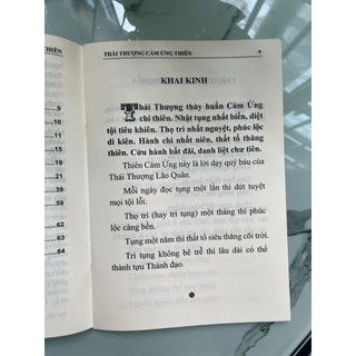 Sách - Thái Thượng Cảm Ứng Thiên