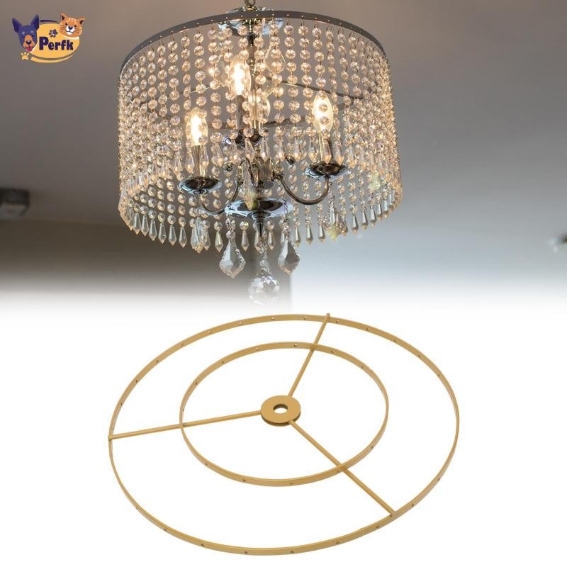 Khung chụp đèn cho giá đỡ đèn bàn, Khung giữ đèn DIY, Khung chụp đèn kim loại cho bữa tiệc bảo vệ ánh sáng