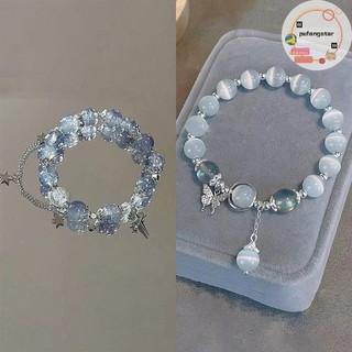 Pufangstar Ánh Sáng Ngọt Ngào sel Vòng Tay Nữ Bé Gái Thời Trang Giả Tưởng Đính Hạt Dây Đàn Hồi Vòng Tay Trang Sức Phụ Kiện Quà Tặng VN