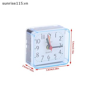 Srvn 1 Đồng hồ báo thức vuông Đồng hồ báo thức Bàn hoạt động Đồng hồ phòng ngủ để học phòng ngủ Trang trí nhà cửa.