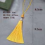 8cm Đơn Giản Phong Cách Gió Retro Su Sui Zi Tie Pin Nút Thắt Trung Quốc Treo Tai Hạt Hanfu Bấm Cổ Treo Tai U Đĩa Tự Làm Đèn Lồng Móc Khóa Phụ Kiện