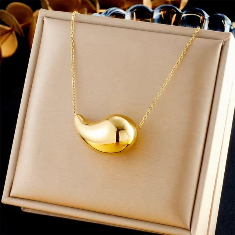 Vòng cổ và bộ trang sức nữ đẹp, gồm vòng tay và bông tai thép không gỉ thiết kế sáng tạo