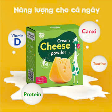 Phô Mai Tách Muối Mămmy Hộp 10 gói 3g Dạng Bột Rắc Cháo Cơm Cho Bé Ăn Dặm Khi Bé 6 Tháng Tuổi