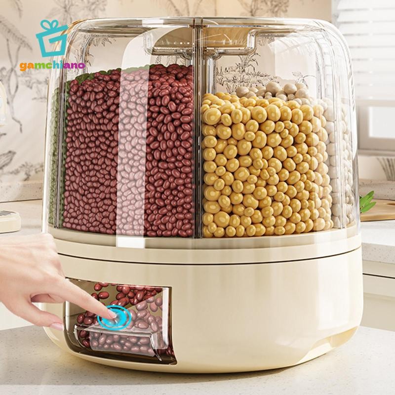 Hộp đựng thực phẩm, Hộp đựng thực phẩm, 6 ngăn, Xô đựng gạo, Cơm