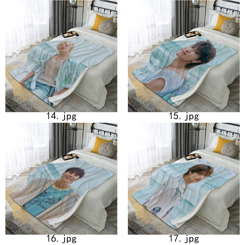 Seventeen Chăn Flannel In Một Mặt Chăn Flannel Điều Hòa Không Khí Chăn
