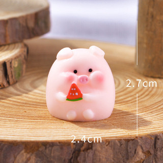 Dễ Thương Chú Heo Trang Trí Xe Trang Trí DIY Phụ Kiện Trang Sức Nội Thất Sáng Tạo Nhựa Thủ Công Móc Khóa Phụ Kiện