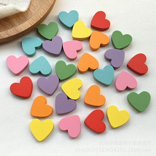 Sơn xịt gỗ nhiều màu sắc đào dùng làm phụ kiện handmade trái tim