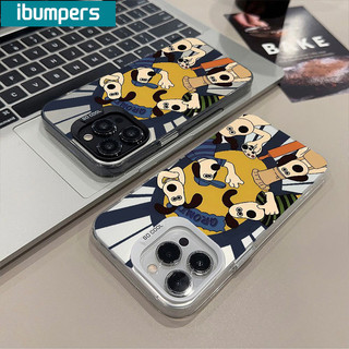ibumpers Ốp Lưng iPhone Xinh Hài Hước Hoạt Hình Họa Tiết Ốp Điện Thoại IMD Cứng Trơn Chống Sốc Chống Bẩn Giáng Sinh Cho Iphone 16 15 14 12 13 11 Pro Max