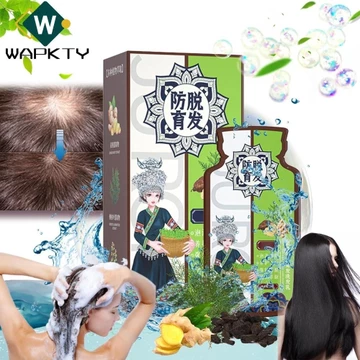 Dầu Gội Chống Rụng Tóc WAPKTY, Dầu Gội Làm Dày Tóc Làm Sạch Sâu Gừng Chiết Xuất Thực Vật, Sửa Chữa Tổn Thương Bổ Sung Dưỡng Ẩm Thúc Đẩy Tăng Trưởng Dầu gội chăm sóc tóc