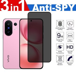 3 trong 1 Cho Vivo X200 FE 5G Kính Cường Lực Chống Gián Điệp Cho Vivo X200 X100s Pro Mini Ultra X200s 5G Bảo Vệ Màn Hình Riêng Tư Bảo Vệ Toàn Diện Có Bảo Vệ Ống Kính + Phim Sau