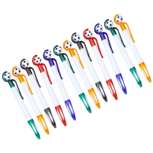 12 Bút bi có thể thu vào theo chủ đề bóng đá Bút bi có thể nạp lại khô nhanh 1 điểm bút 0MM cho văn phòng Schoo