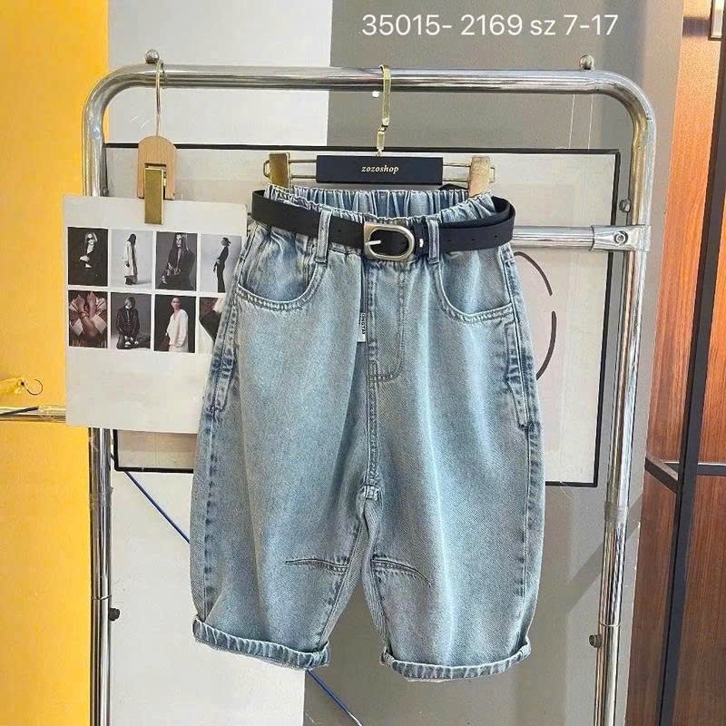 Quần Jean Ngố, Quần Bò Cho Bé Trai 17-60kg Số 6, Vải Jean Dày Dặn Cao Cấp [KQ07]