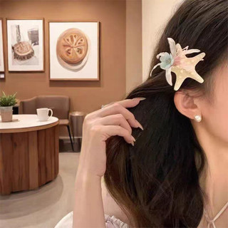 Tính Khí Ngọt Ngào Thời Trang Phong Cách Mới Sao Biển Hoa Không Khí Cao Cấp Kẹp Tóc