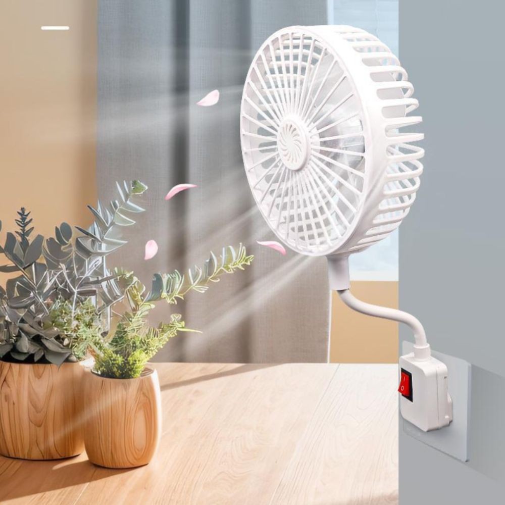 Quạt ổ cắm SIMPLEAID, Quạt làm mát thiết kế phích cắm 3 công cụ tiết kiệm năng lượng, Quạt hoạt động yên tĩnh có thể điều chỉnh 360 độ USB-Powered sử dụng mùa hè