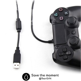 Cáp Sạc Tay Cầm PS4 Dài 2m – Tương Thích DualShock 4, Xbox One