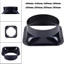 Khớp nối ống thông gió ITRUMPET, Đầu nối mặt bích tường ABS 100-300MM, Phụ kiện gia đình Đầu nối ống xả màu đen Ống thông gió