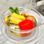 ''Rổ Rửa Rau 2 Lớp Đời Mới ''Thoát Nước Thông Minh, Chậu Nhựa Rửa Mặt CHOUSE LIFE