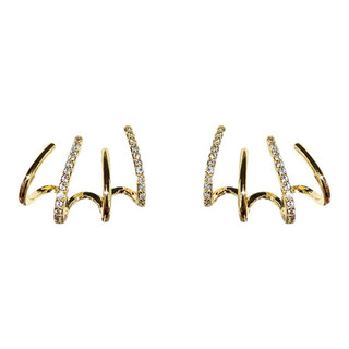 Hoops Earrings Nữ Kiểu Dáng Simple, Cute - Chất Liệu Kim Loại